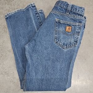 Mens Carhartt Classic Blue Jeans